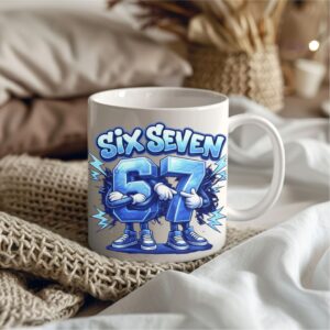 Keramický hrnček Six Seven 57 s moderným street dizajnom