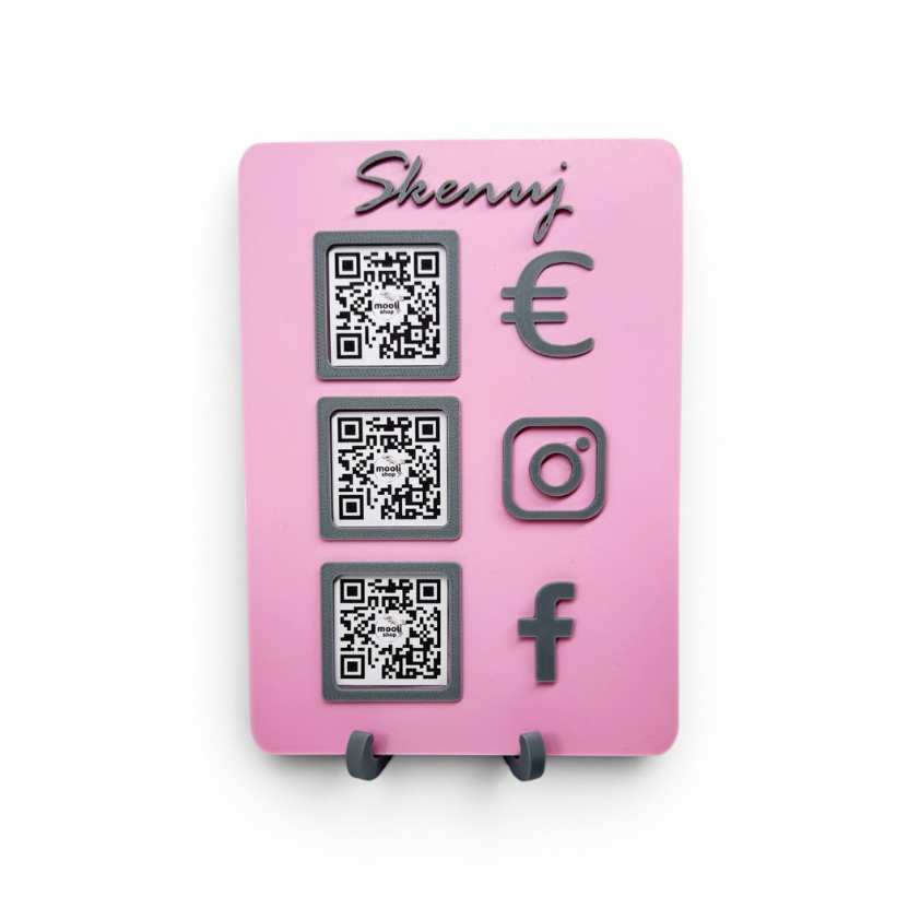 QR stojan vytvorte si ho podľa vašich predstáv